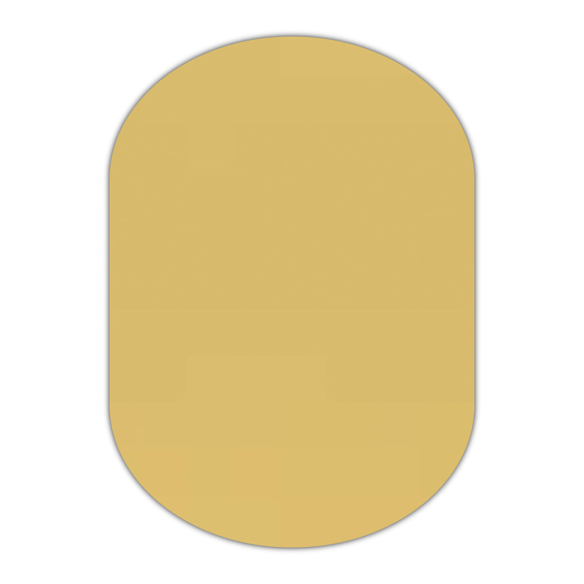 CMYK Print on Shimmer Gold Cardstock | Shape P25 | 3" x 5"
