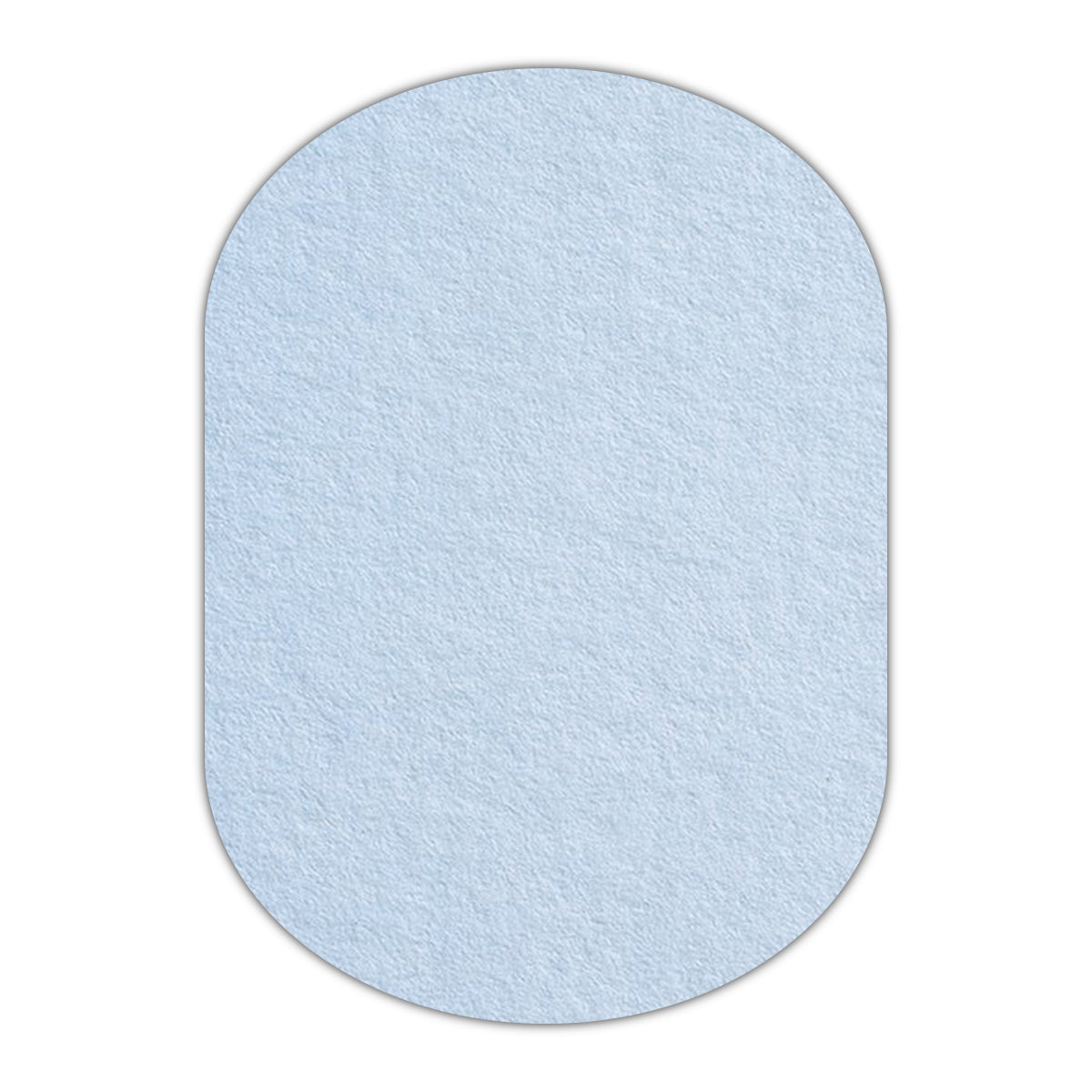 CMYK Print on Light Sky Blue Cardstock | Shape P25 | 2" x 3.5"