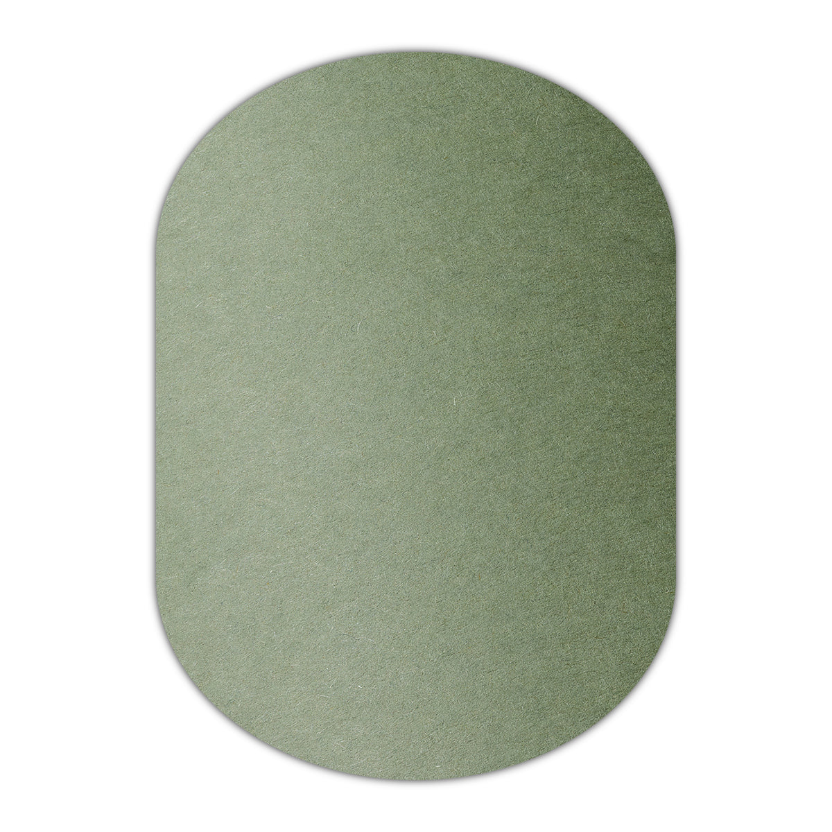 CMYK Print on Mid Green Cardstock | Shape P25 | 3" x 4"
