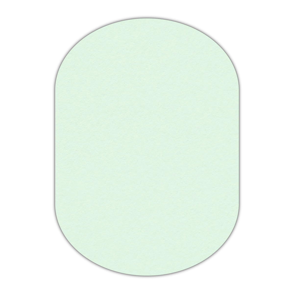 CMYK Print on Pastel Green Cardstock | Shape P25 | 5" x 8"