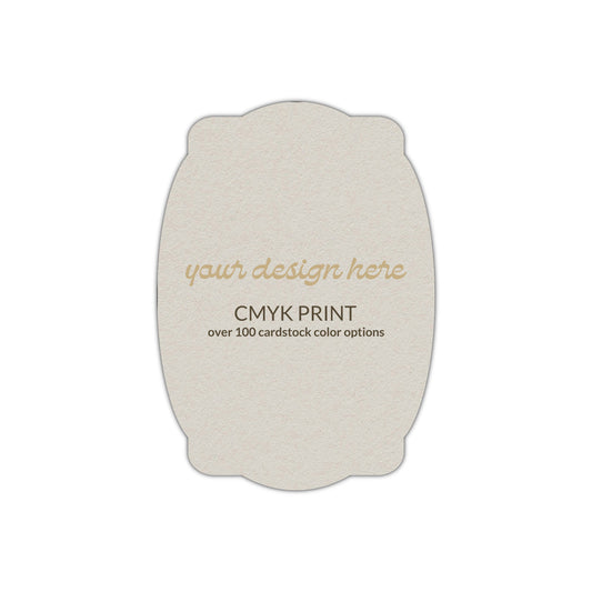 Shape P26 Diecut Card | CMYK Print | 5" x 7"