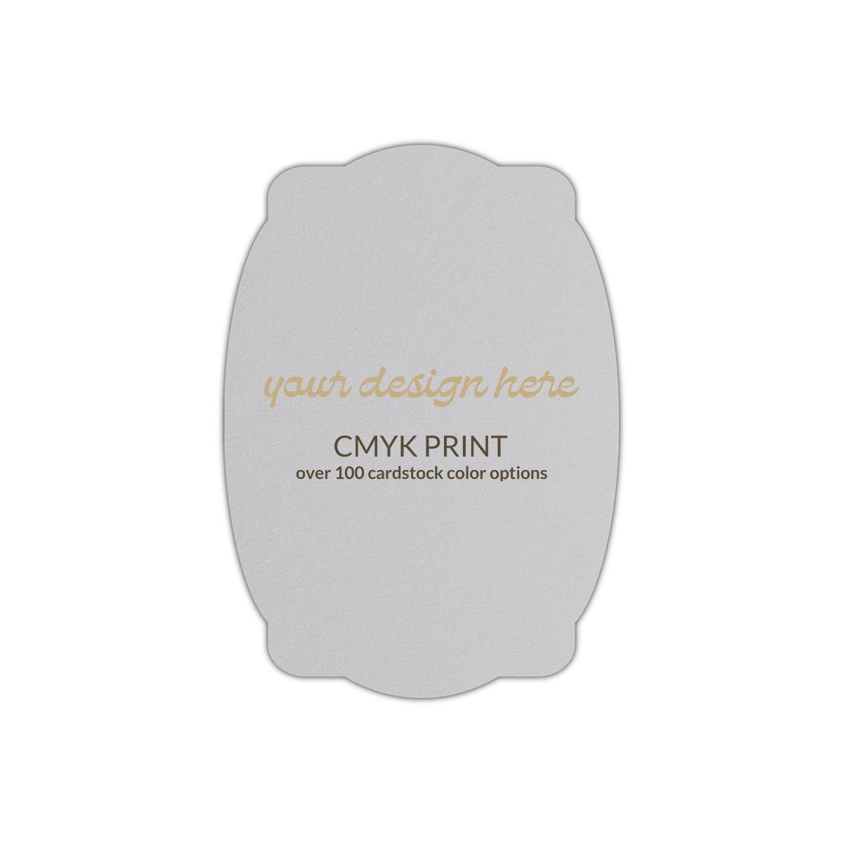 Shape P26 Diecut Card | CMYK Print | 5.5" x 8.5"
