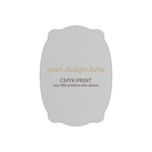 Shape P26 Diecut Card | CMYK Print | 3.5" x 5"