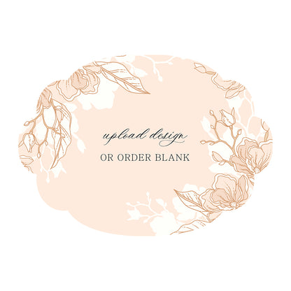 Custom Wedding Prints on Diecut Shaped Cardstock | Shape P26