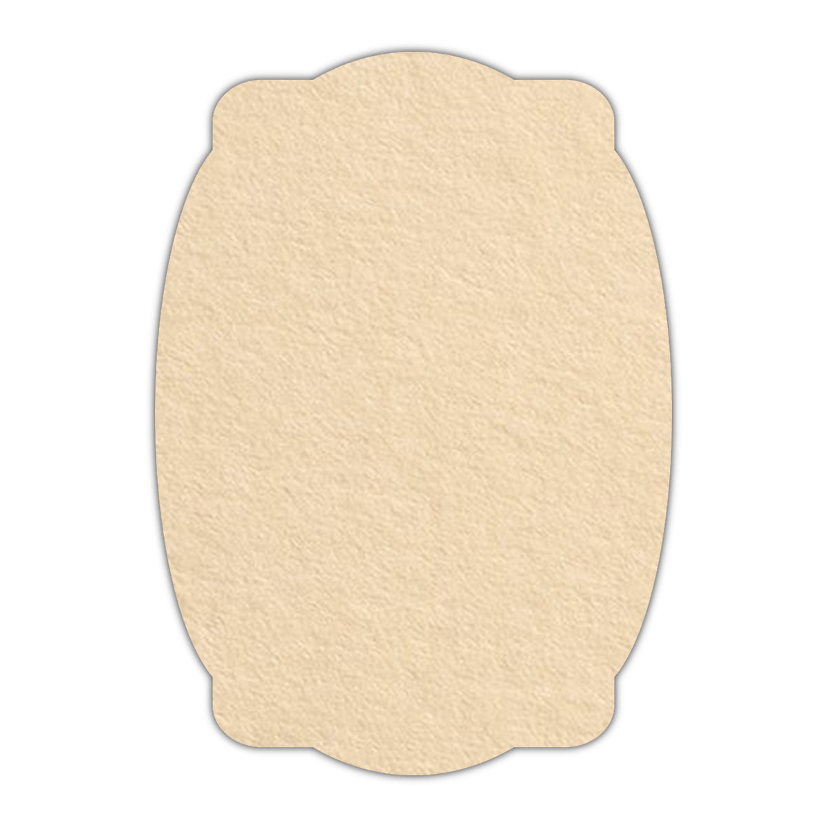 CMYK Print on Antique Ivory Cardstock | Shape P26 | 5.5" x 8.5"