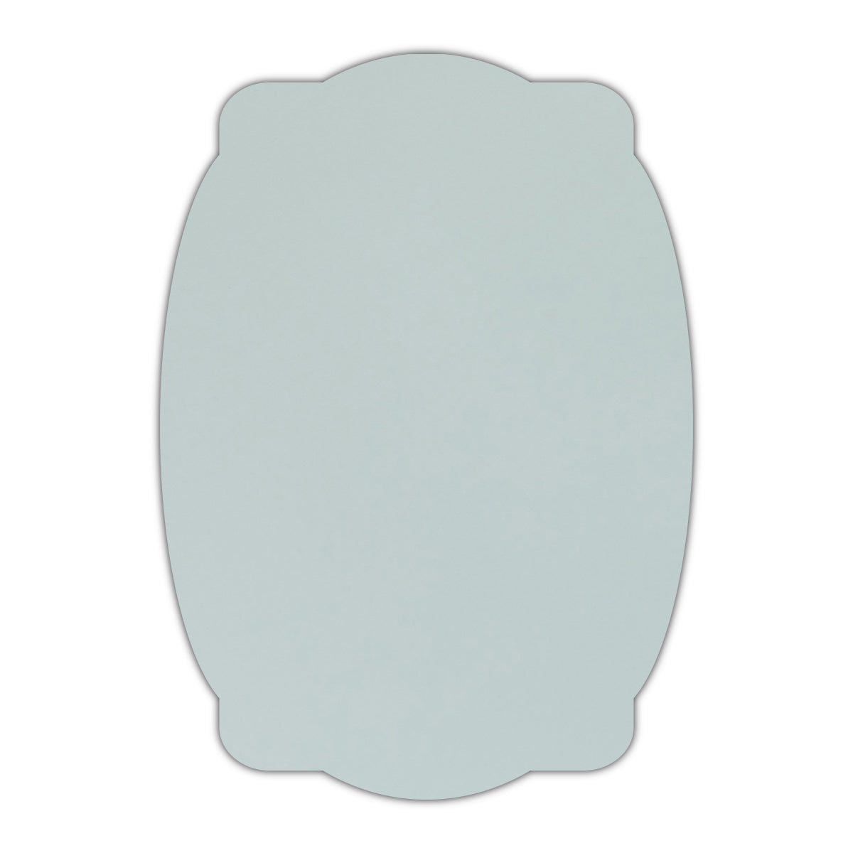 CMYK Print on Shimmer Aquamarine Cardstock | Shape P26 | 5.5" x 8.5"
