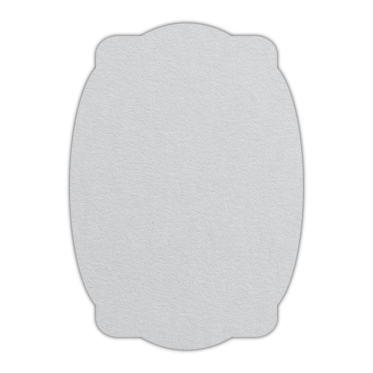 CMYK Print on Bright White Cardstock | Shape P26 | 2" x 3"