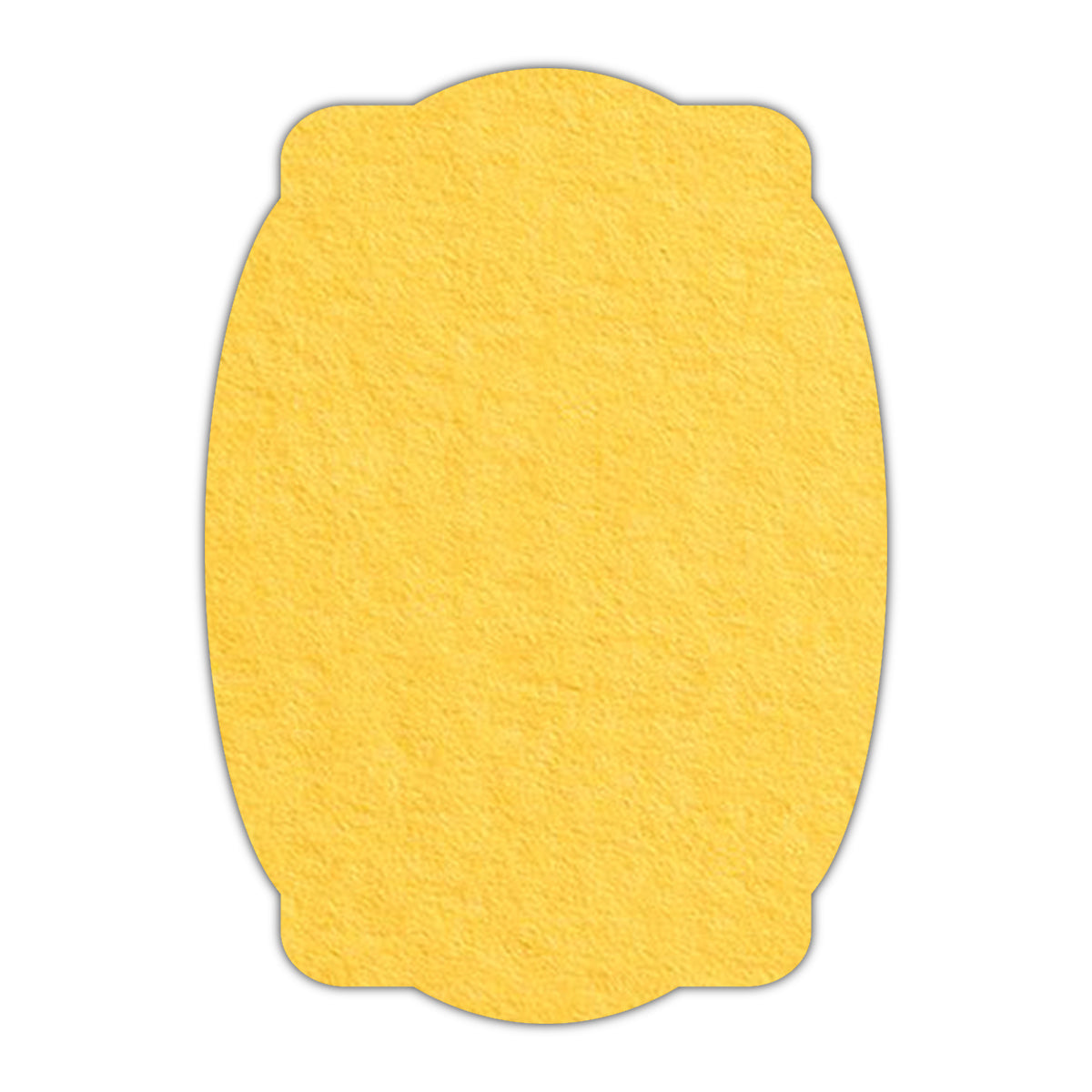 CMYK Print on Canary Yellow Cardstock | Shape P26 | 5.5" x 8.5"