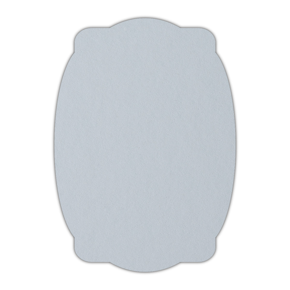 CMYK Print on Cool Blue Cardstock | Shape P26 | 8" x 10"