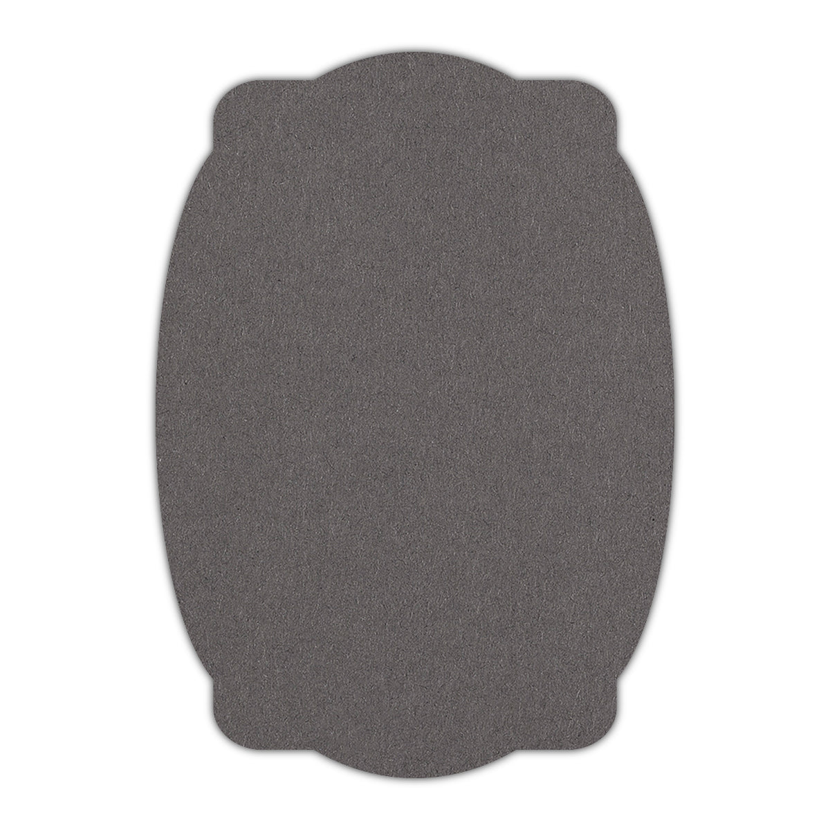 CMYK Print on Dark Grey Cardstock | Shape P26 | 11" x 17"