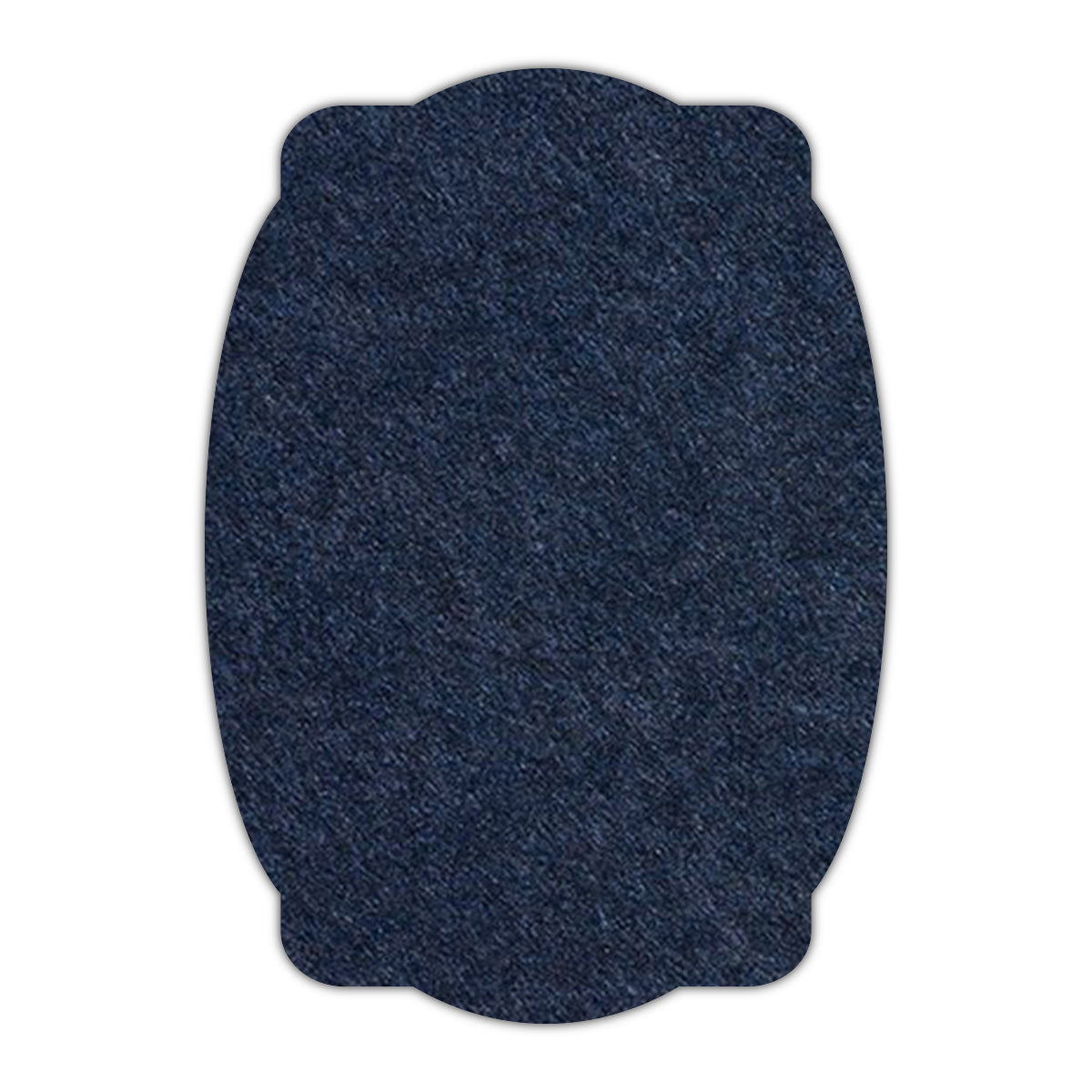 CMYK Print on Dark Navy Blue Cardstock | Shape P26 | 3" x 5"