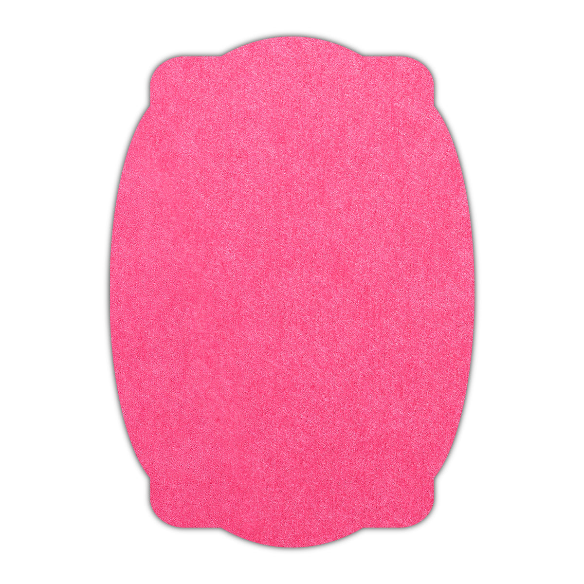 CMYK Print on Hot Pink Cardstock | Shape P26 | 3" x 4"