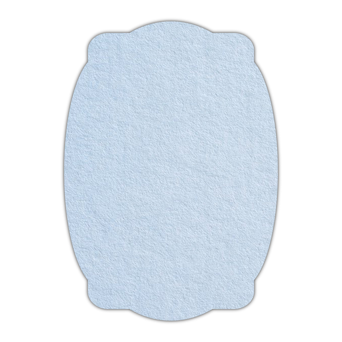 CMYK Print on Light Sky Blue Cardstock | Shape P26 | 5" x 8"
