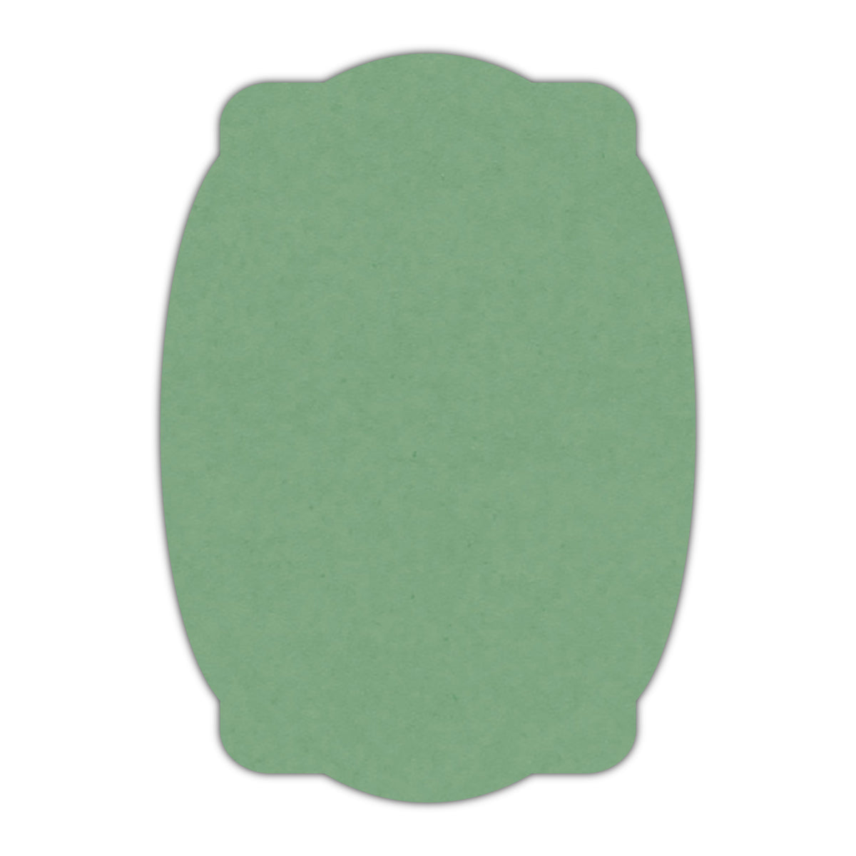 CMYK Print on Matcha Tea Cardstock | Shape P26 | 6" x 9"