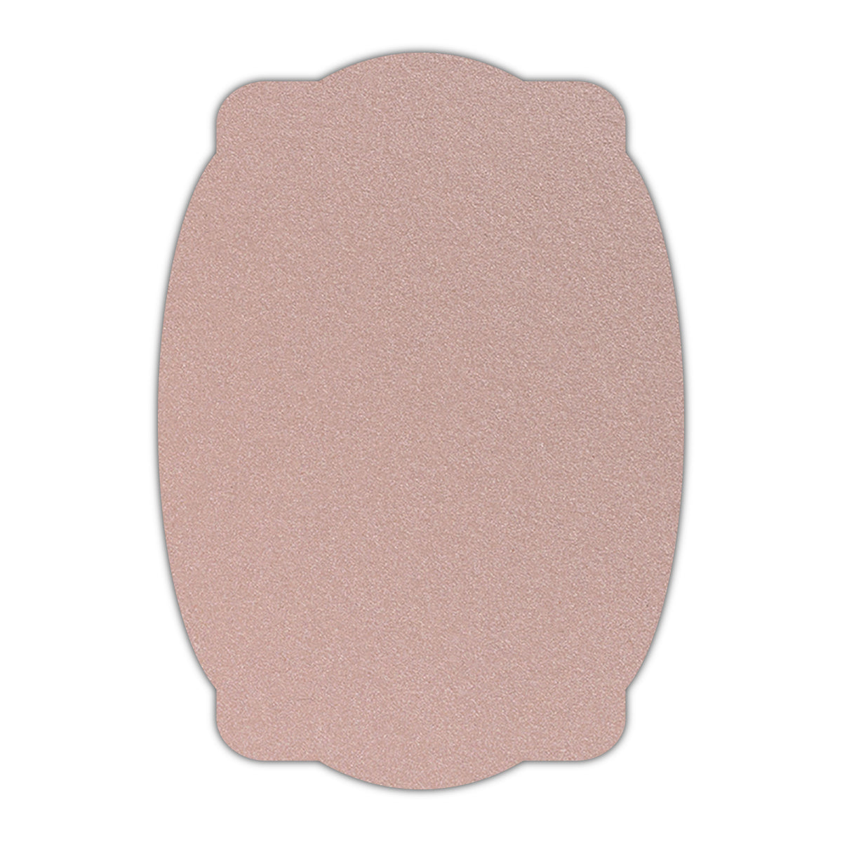 CMYK Print on Shimmer Nude Cardstock | Shape P26 | 6" x 9"
