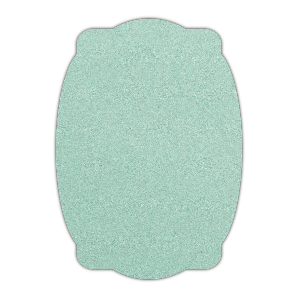 CMYK Print on Park Green Cardstock | Shape P26 | 12" x 18"