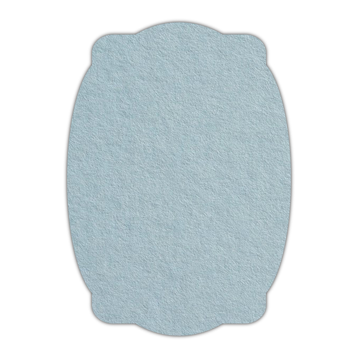 CMYK Print on Placid Blue Cardstock | Shape P26 | 12" x 18"