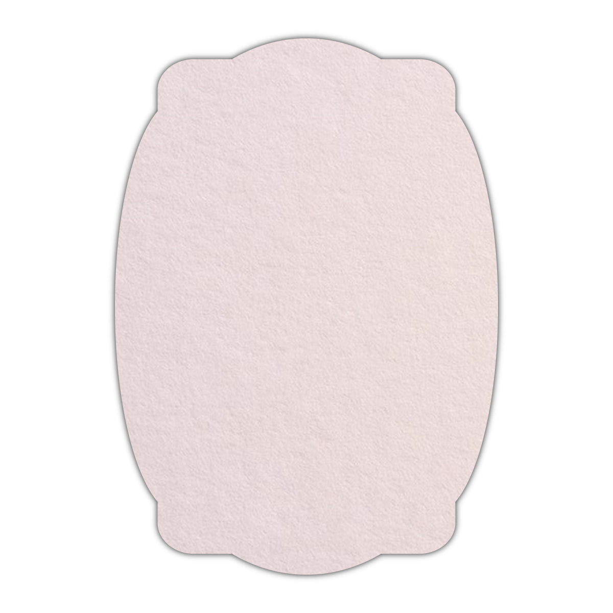 CMYK Print on Powder Pink Cardstock | Shape P26 | 5" x 7"