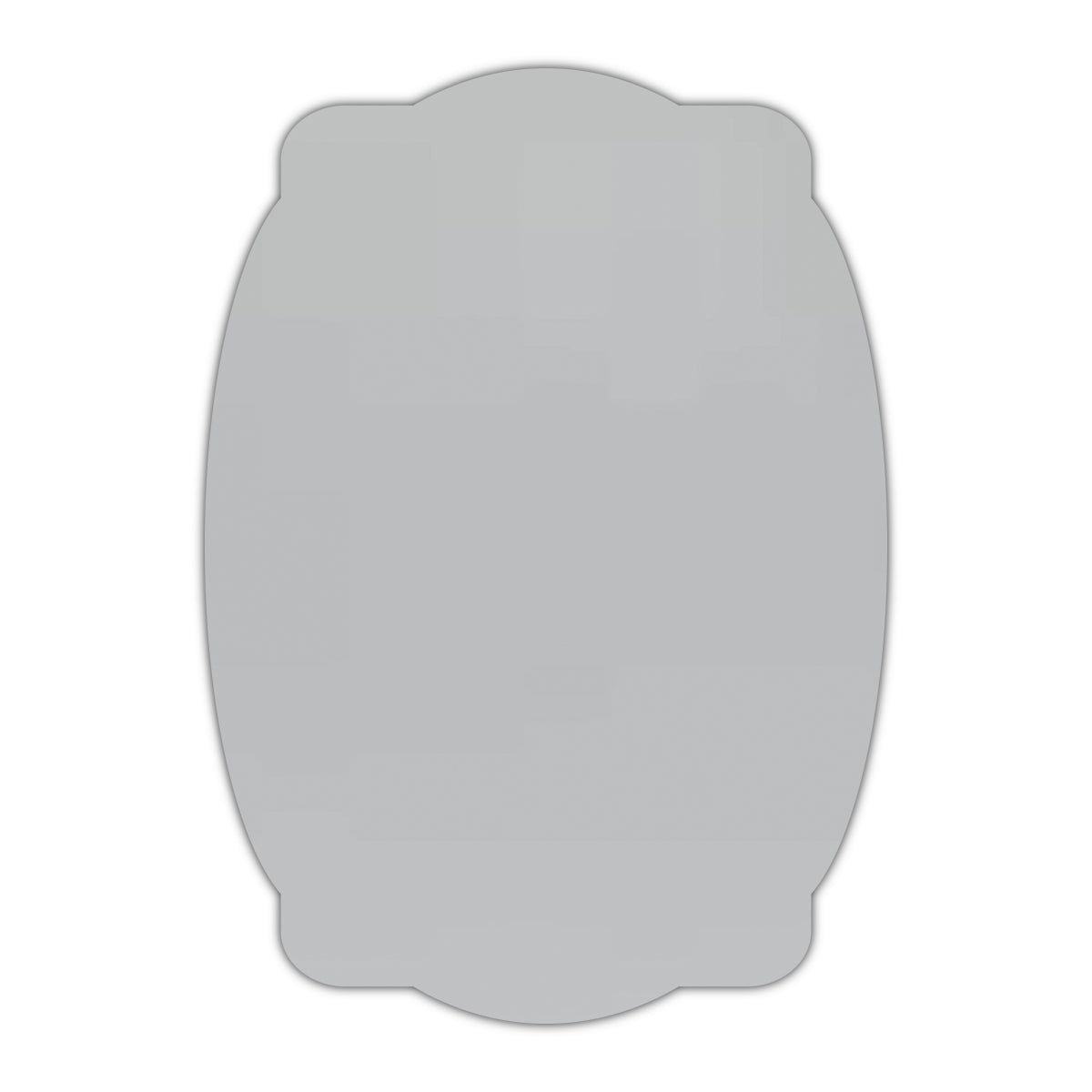 CMYK Print on Shimmer Silver Cardstock | Shape P26 | 3" x 4"