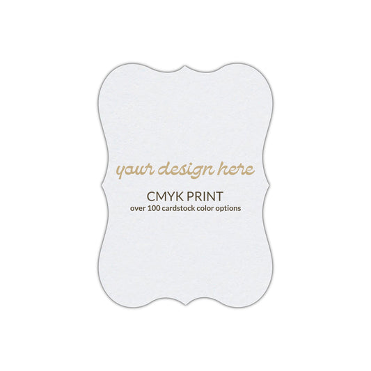 Shape P27 Diecut Card | CMYK Print | 2.5" x 3.5"