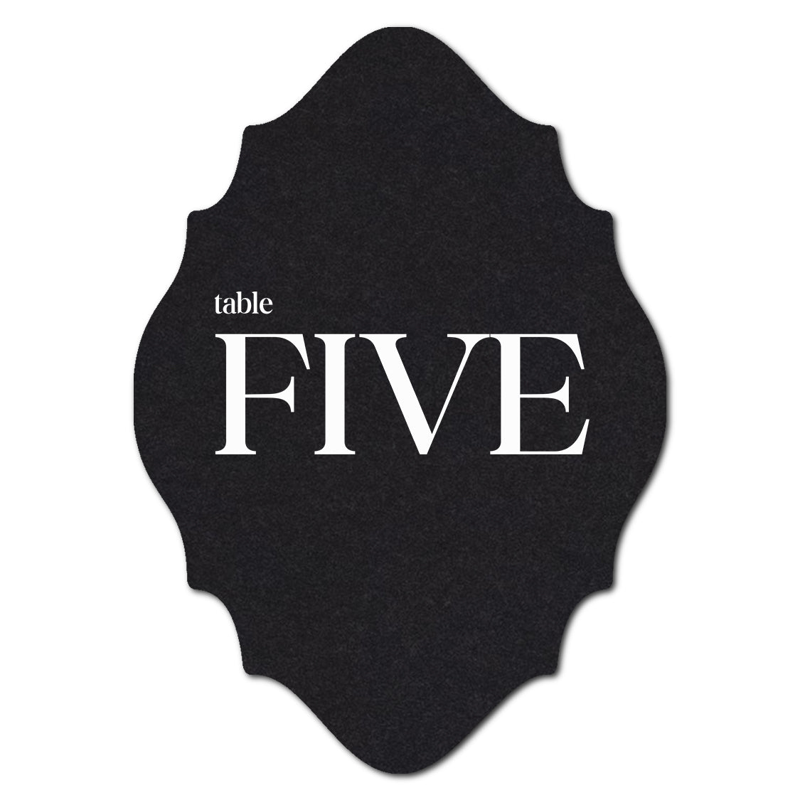 Individually Personalized Wedding Prints on Diecut Cardstock - Shape P27