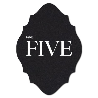 Individually Personalized Wedding Prints on Diecut Cardstock - Shape P27