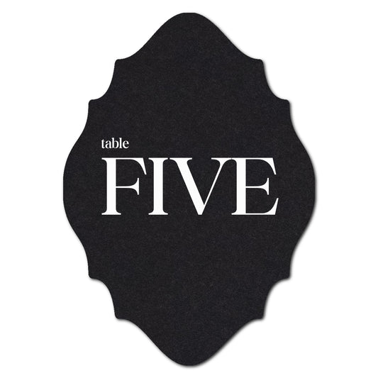 Individually Personalized Wedding Prints on Diecut Cardstock - Shape P27