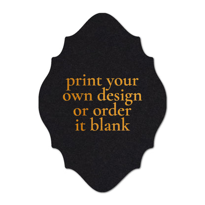 Custom Wedding Prints on Diecut Shaped Cardstock | Shape P27