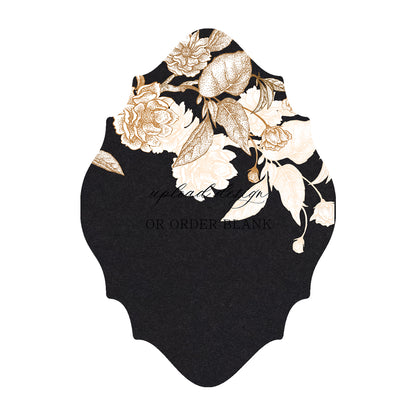 Custom Wedding Prints on Diecut Shaped Cardstock | Shape P27