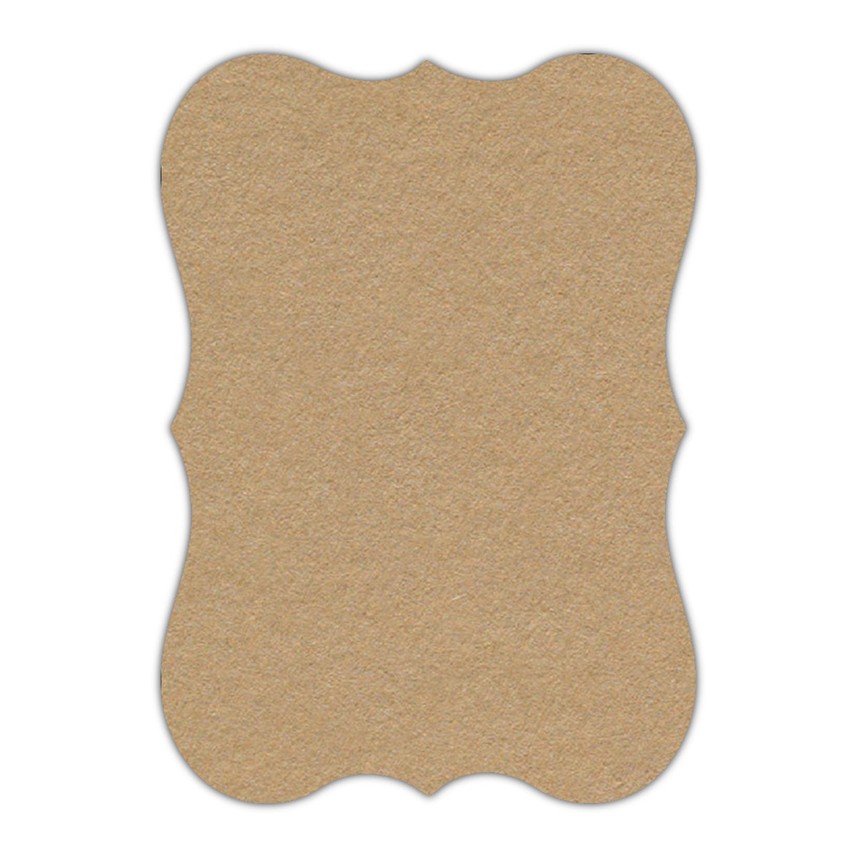 CMYK Print on Camel Cardstock | Shape P27 | 3" x 4"