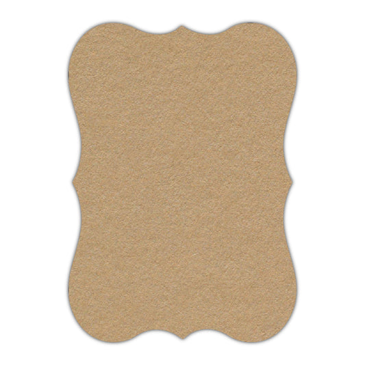 CMYK Print on Camel Cardstock | Shape P27 | 11" x 14"