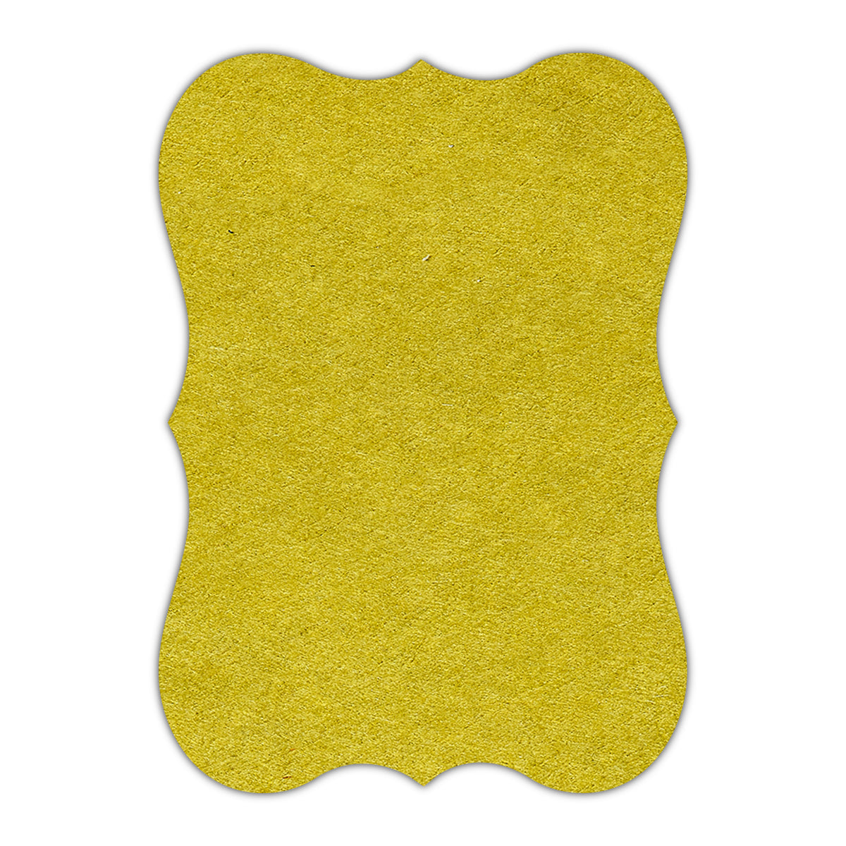 CMYK Print on Chartreuse Cardstock | Shape P27 | 11" x 14"