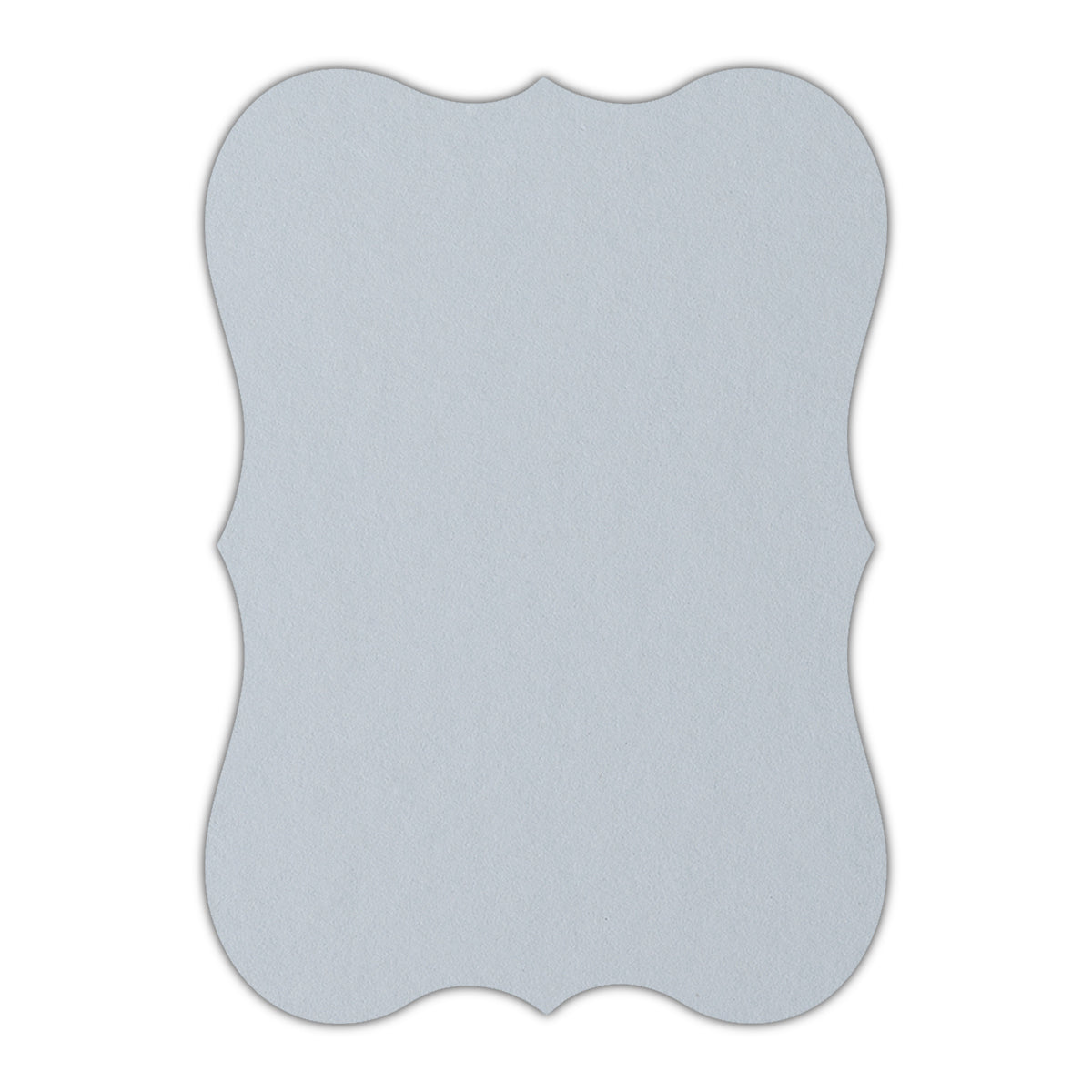 CMYK Print on Cool Blue Cardstock | Shape P27 | 2" x 3"