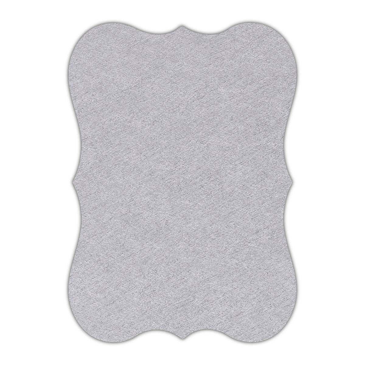 CMYK Print on Cool Grey Cardstock | Shape P27 | 8" x 10"