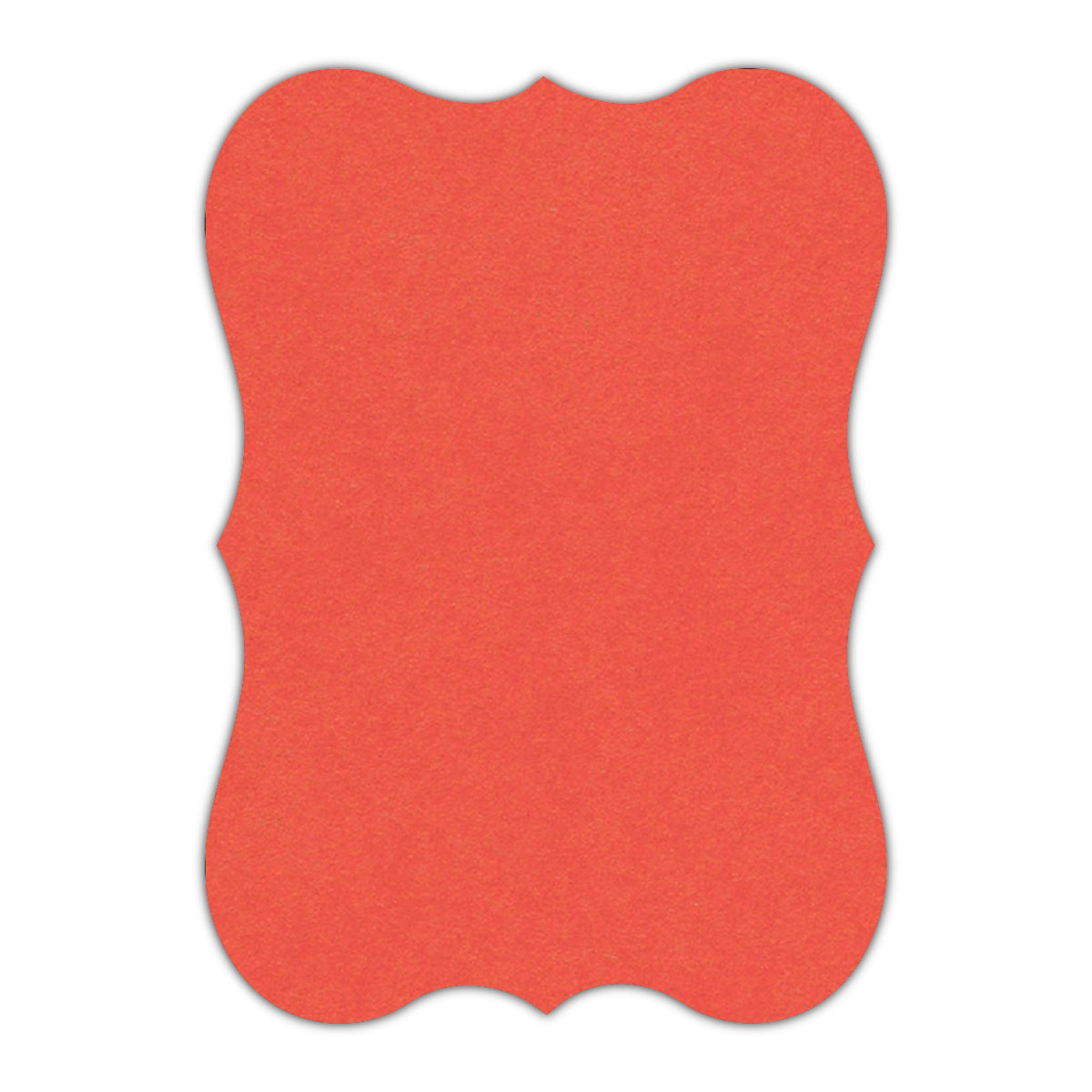 CMYK Print on Coral Cardstock | Shape P27 | 5" x 8"