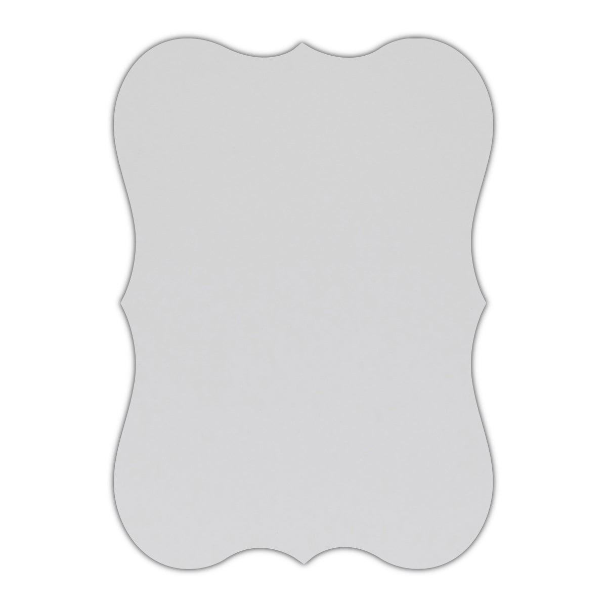 CMYK Print on Shimmer Crystal Cardstock | Shape P27 | 4.25" x 5.5"