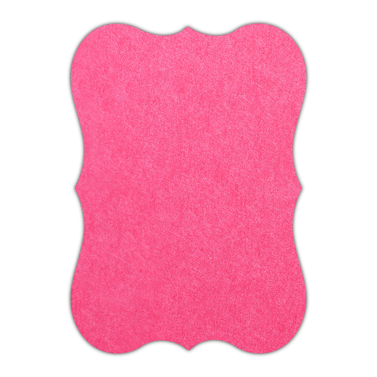 CMYK Print on Hot Pink Cardstock | Shape P27 | 11" x 17"