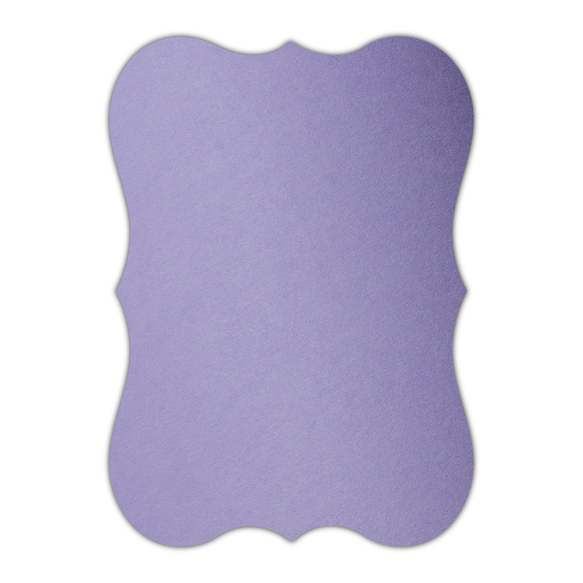 CMYK Print on Lavender Cardstock | Shape P27 | 4.25" x 5.5"