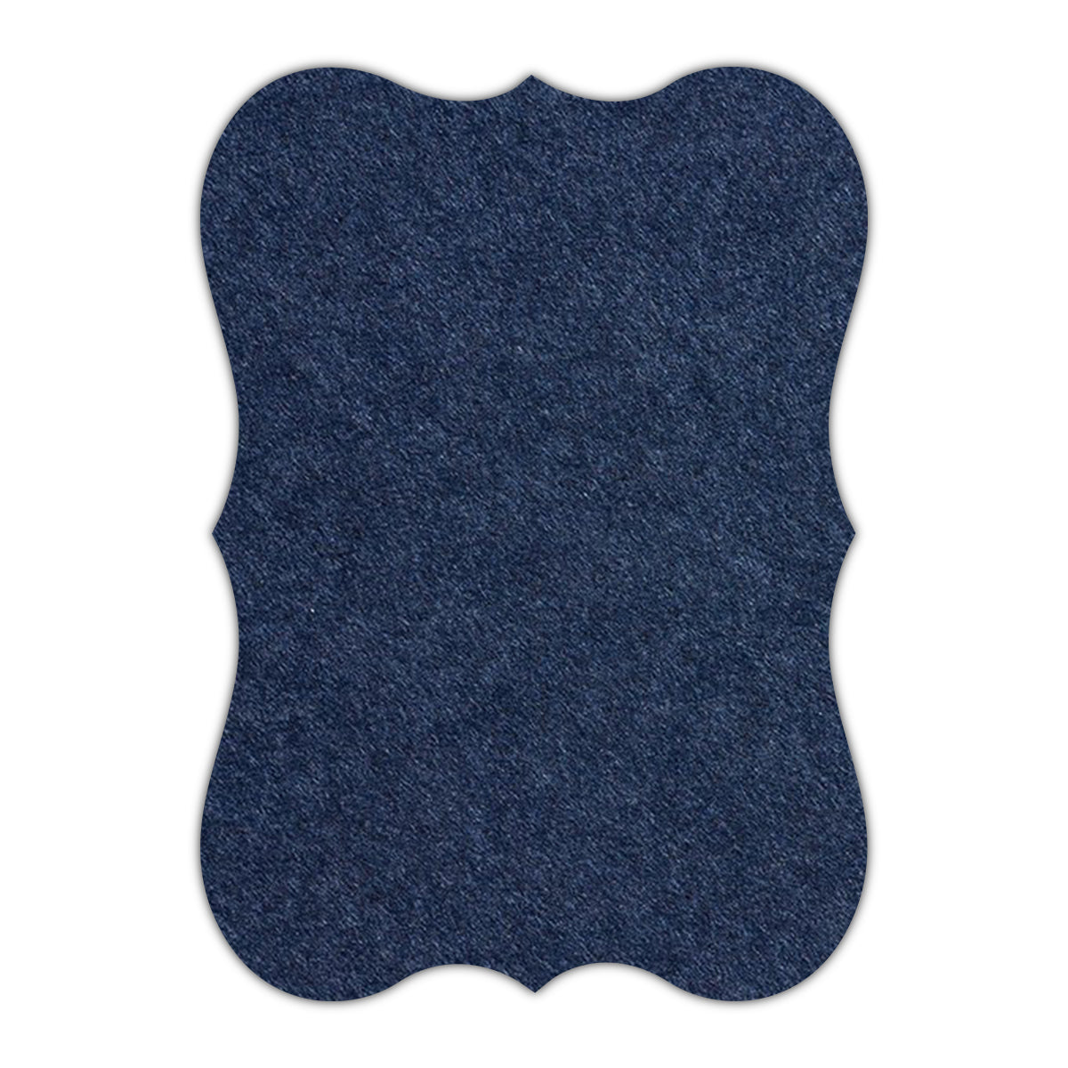 CMYK Print on Midnight Blue Cardstock | Shape P27 | 6" x 9"