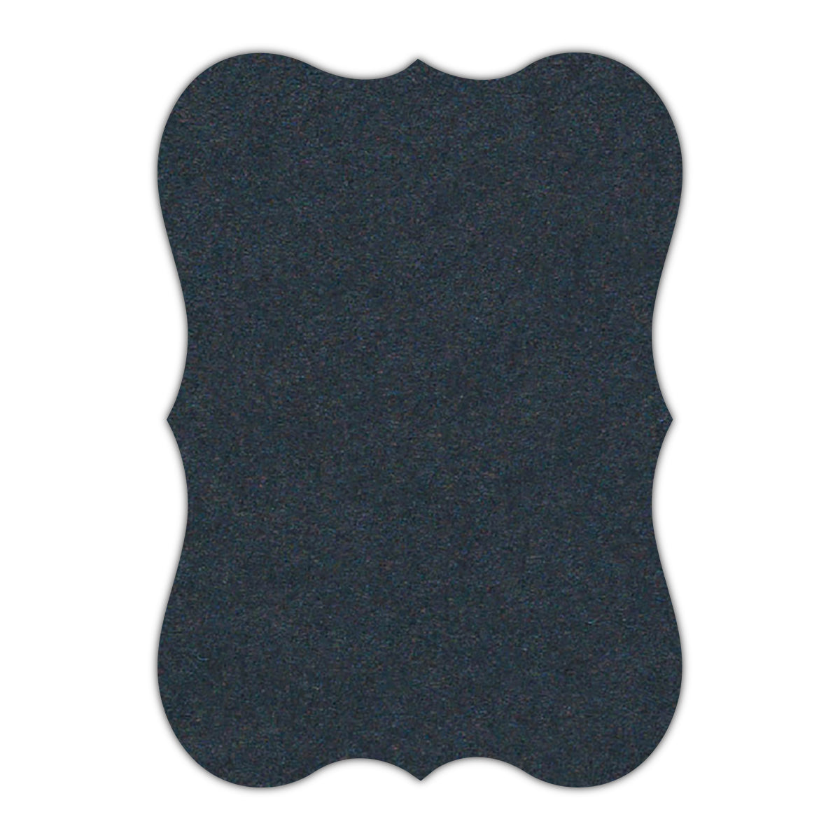 CMYK Print on Navy Blue Cardstock | Shape P27 | 3.5" x 5"