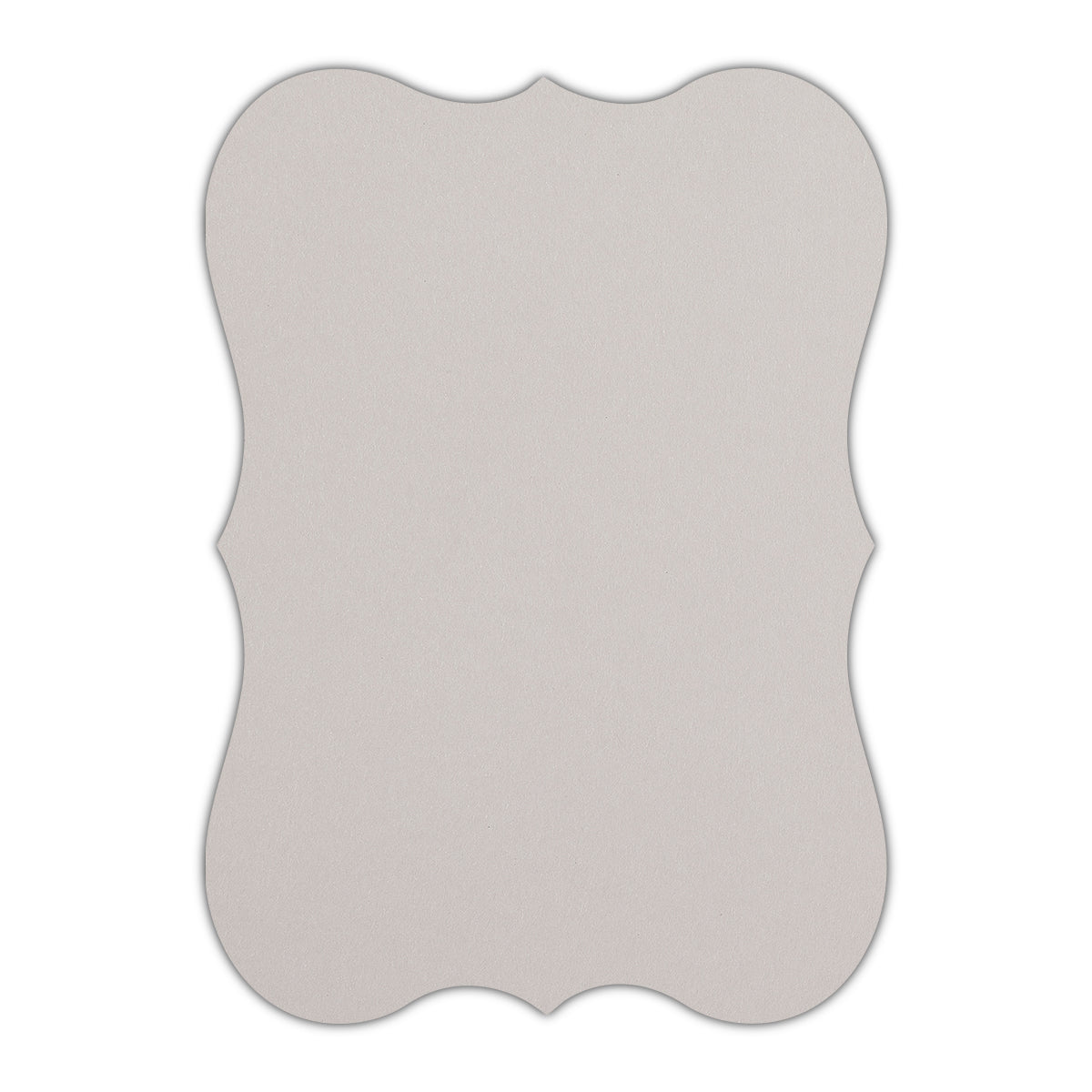 CMYK Print on Pale Grey Cardstock | Shape P27 | 12" x 18"