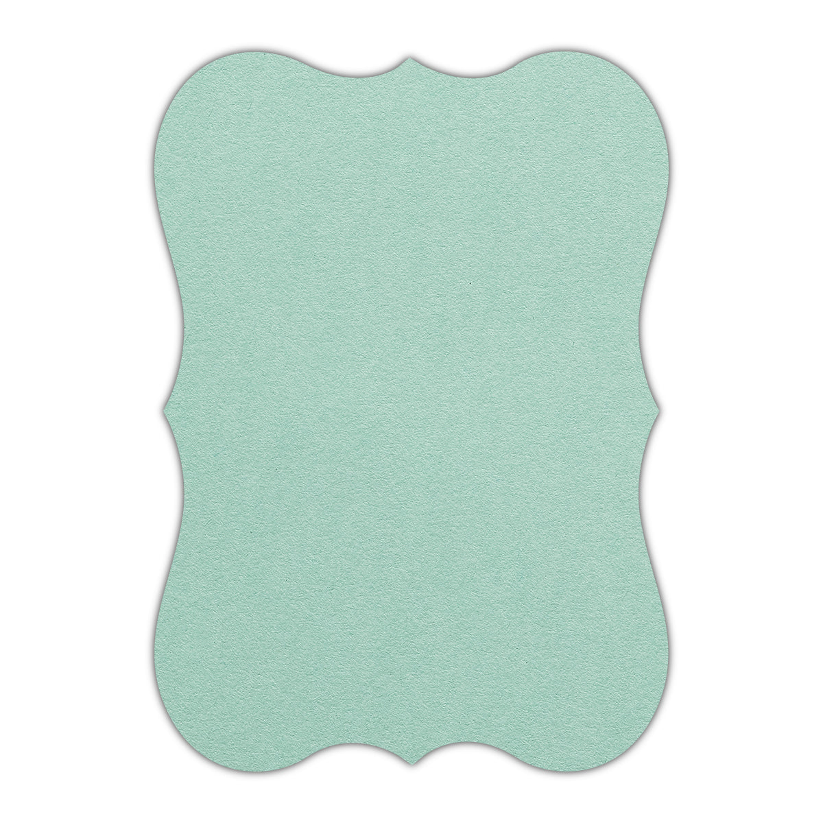 CMYK Print on Park Green Cardstock | Shape P27 | 3" x 4"