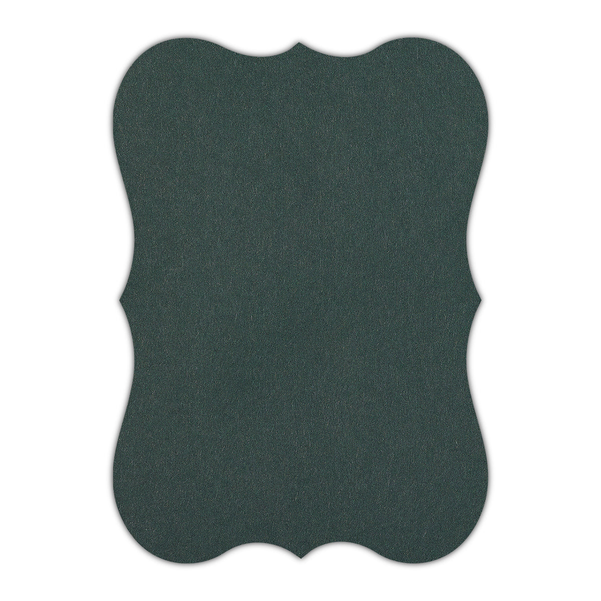 CMYK Print on Racing Green Cardstock | Shape P27 | 5" x 8"