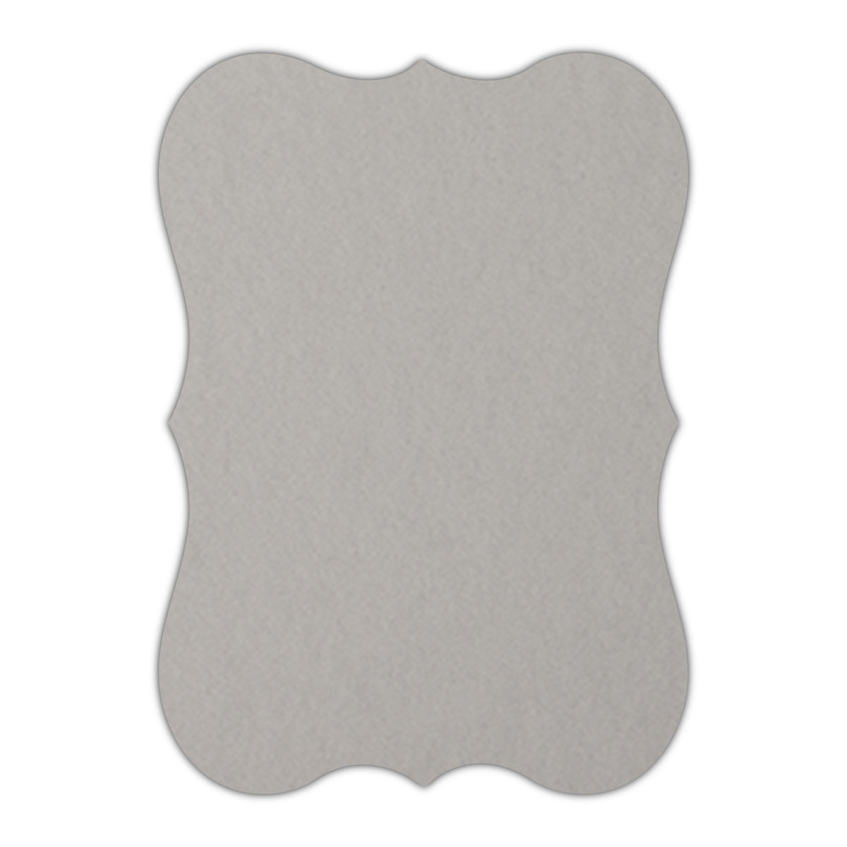 CMYK Print on Real Grey Cardstock | Shape P27 | 6" x 9"
