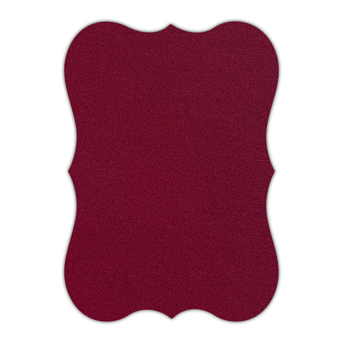 CMYK Print on Shimmer Red Lacquer Cardstock | Shape P27 | 11" x 14"