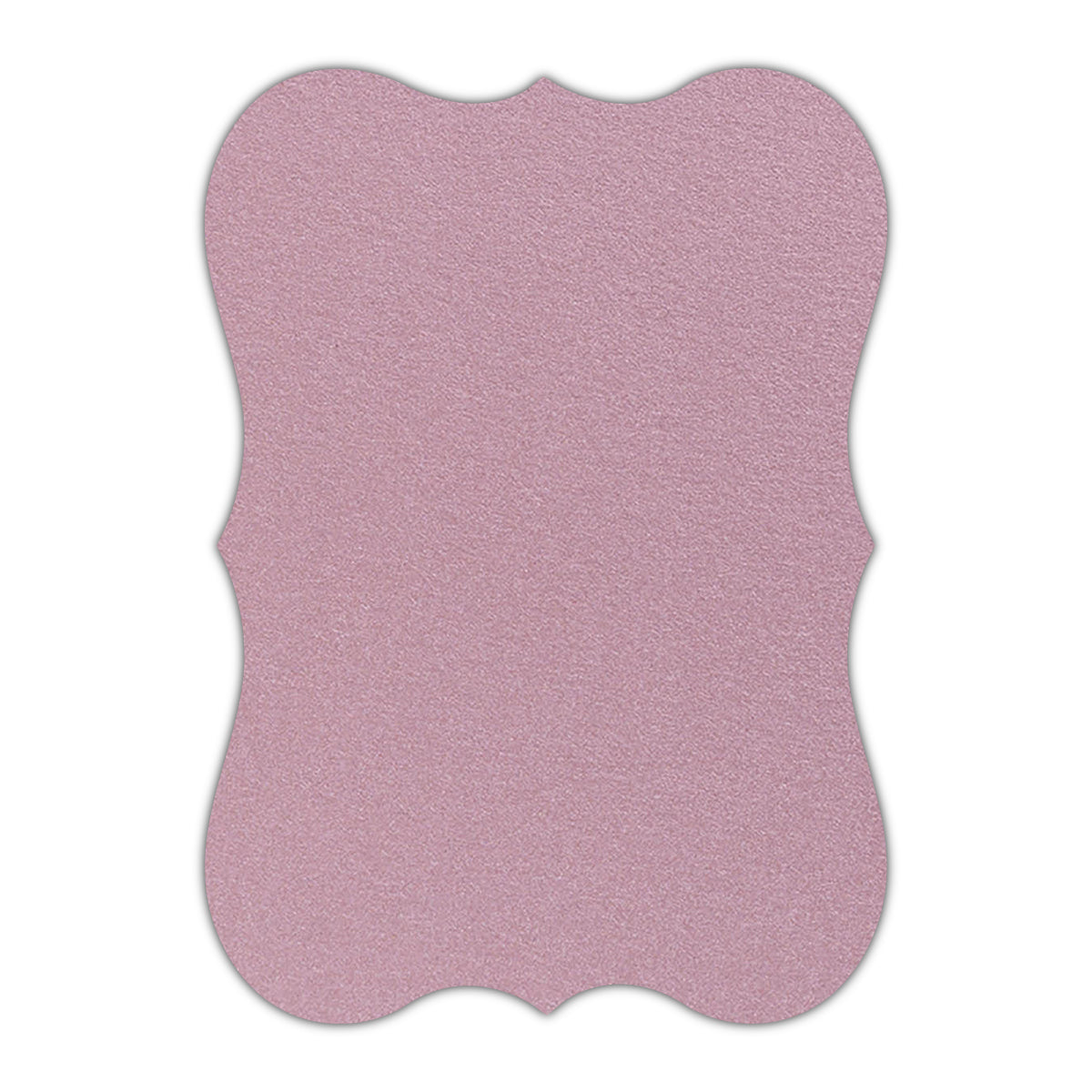 CMYK Print on Shimmer Rose Gold Cardstock | Shape P27 | 6" x 9"