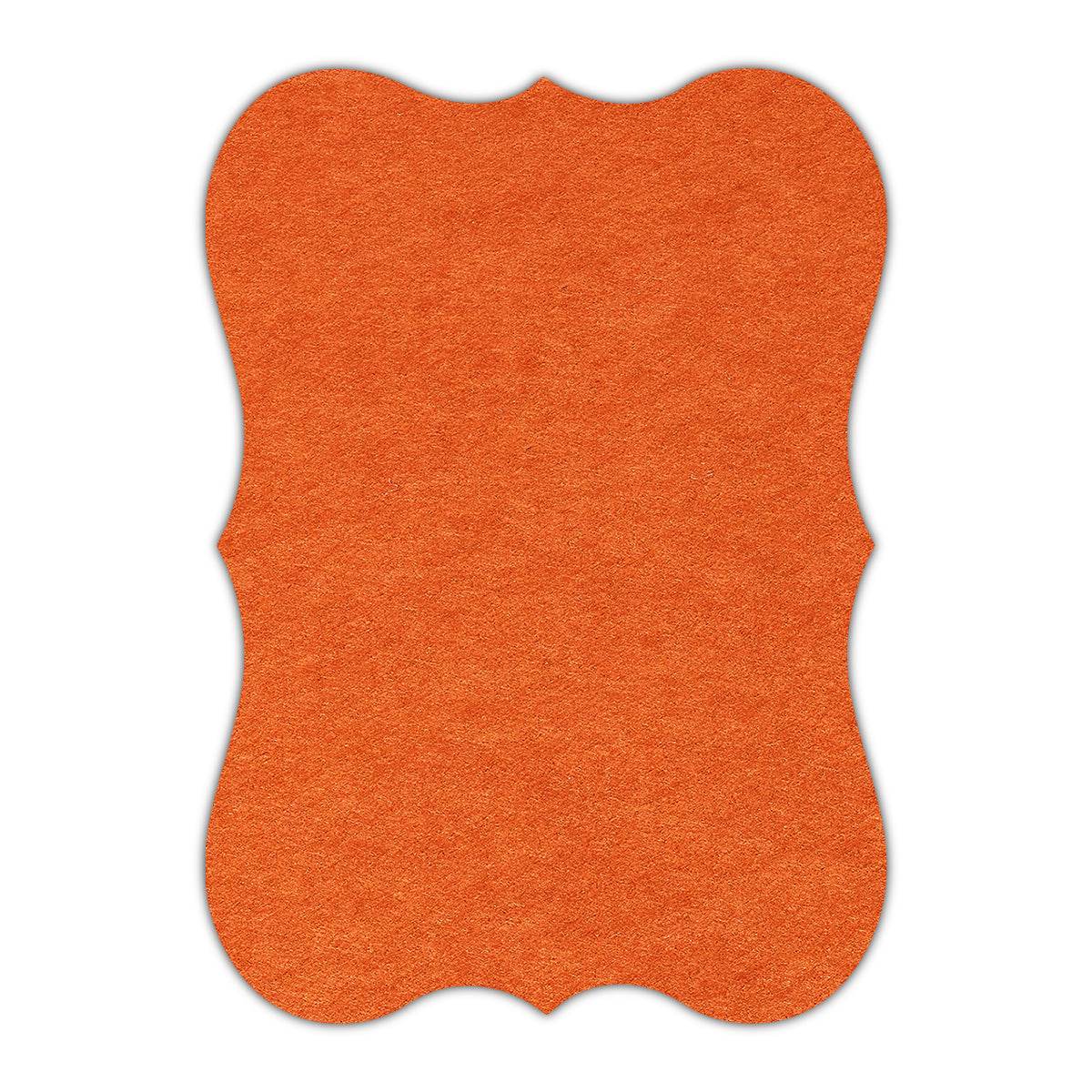 CMYK Print on Rust Cardstock | Shape P27 | 3" x 5"