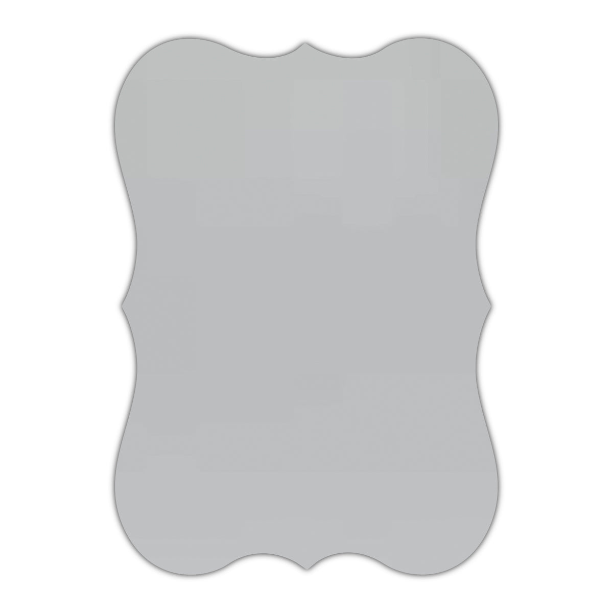 CMYK Print on Shimmer Silver Cardstock | Shape P27 | 8" x 10"