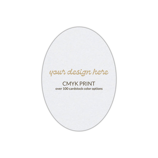 Shape P28 Diecut Card | CMYK Print | 2.5" x 3.5"