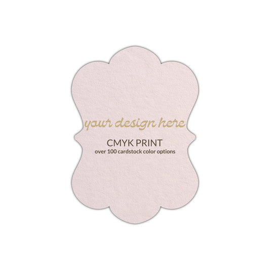 Shape P29 Diecut Card | CMYK Print | 3" x 4"